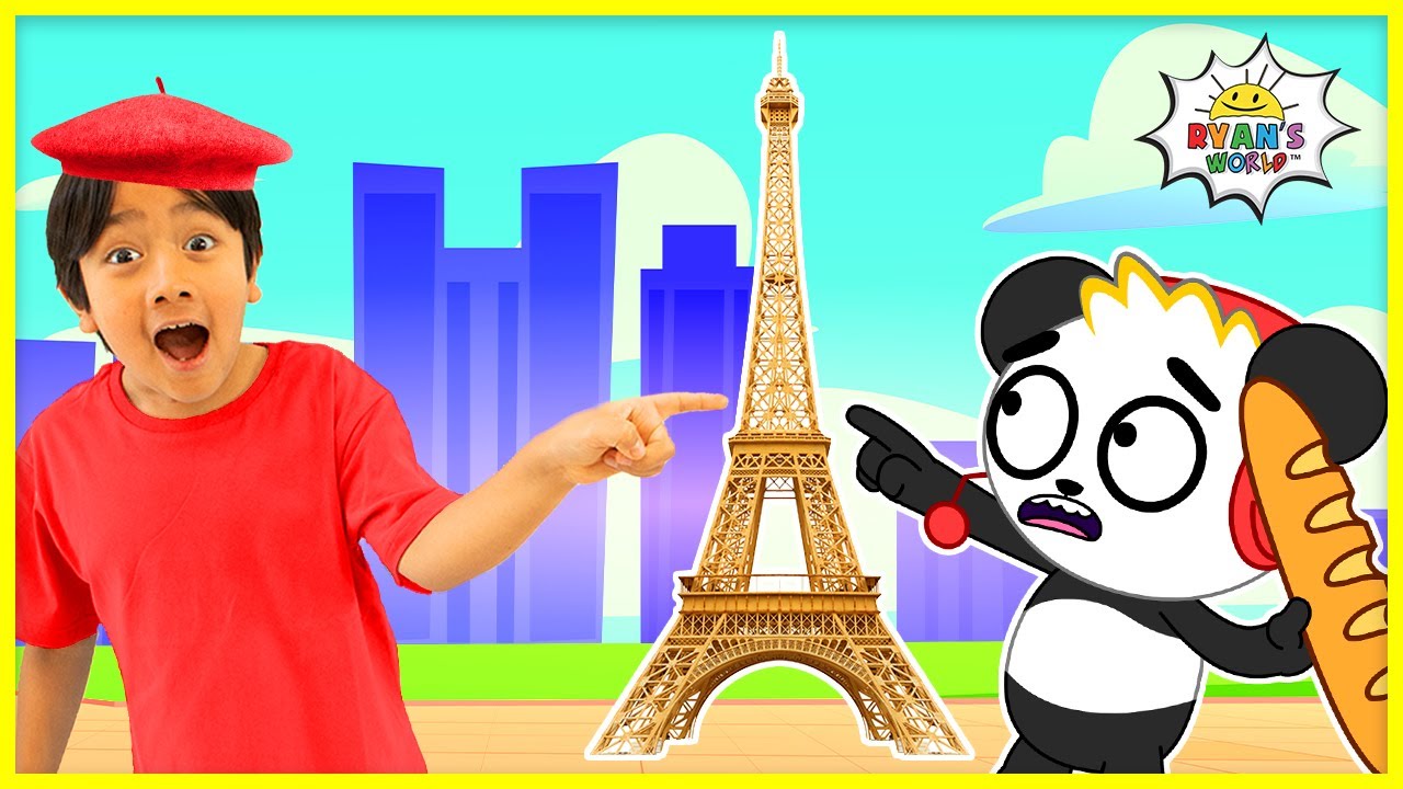 The Eiffel Tower Famous Landmark  | educational for Kids with Ryan's World