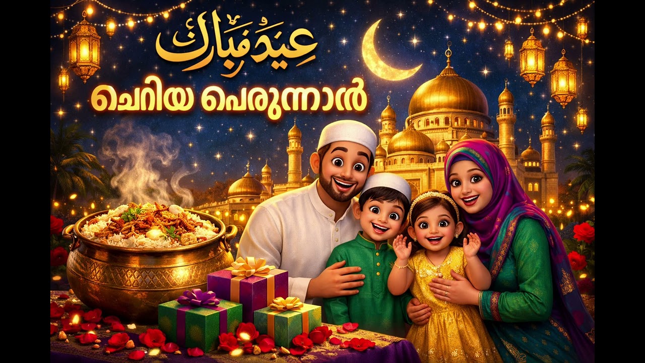 Eid Al Fitr | Cheriya Perunnal Eid Special Song | വലിയ പെരുന്നാൾ & ചെറിയ പെരുന്നാൾ Special 🎶|