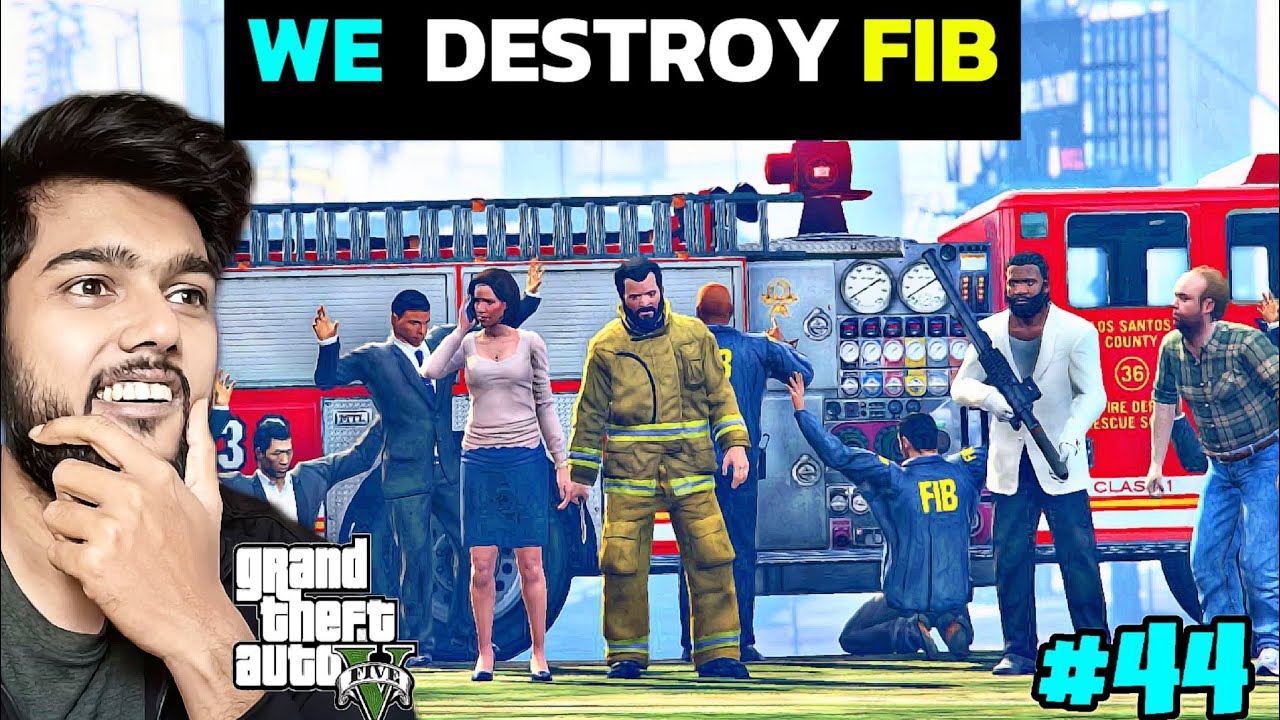 FIB Building Explodes in GTA 5 – Insane Mission Gameplay Hindi #44