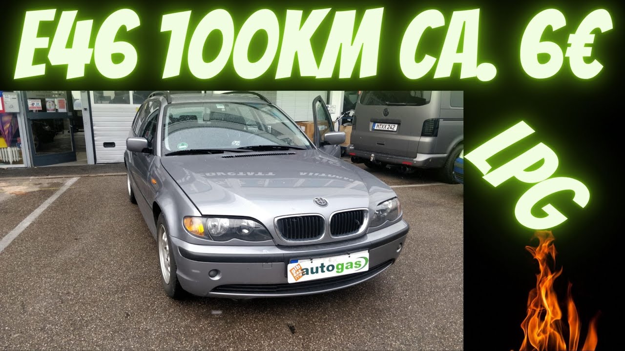 E46 Bj 2004 Gasumbau. Autofahren kann billig sein. Alternativ für Elektroauto