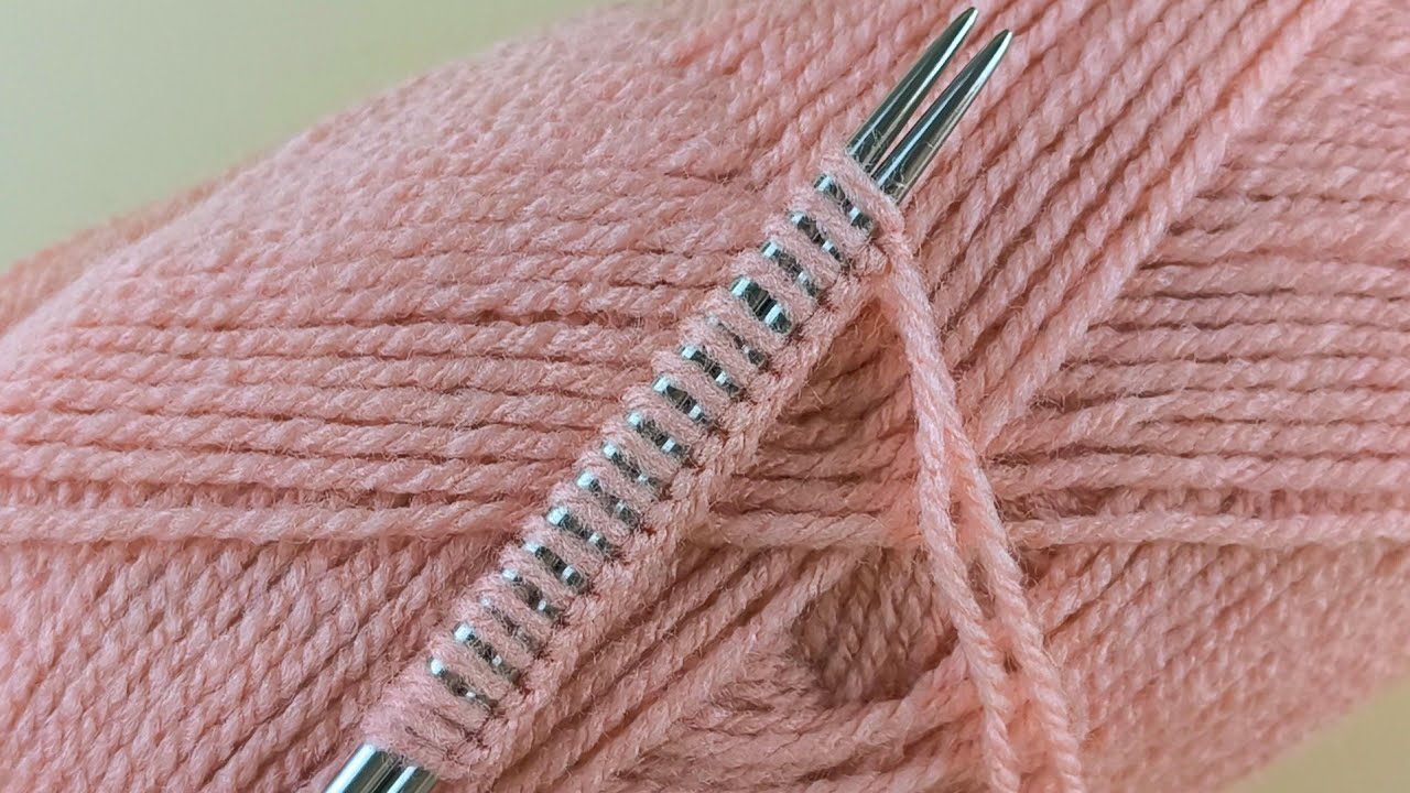 the easiest and fastest super beautiful! Knitting pattern stitch
