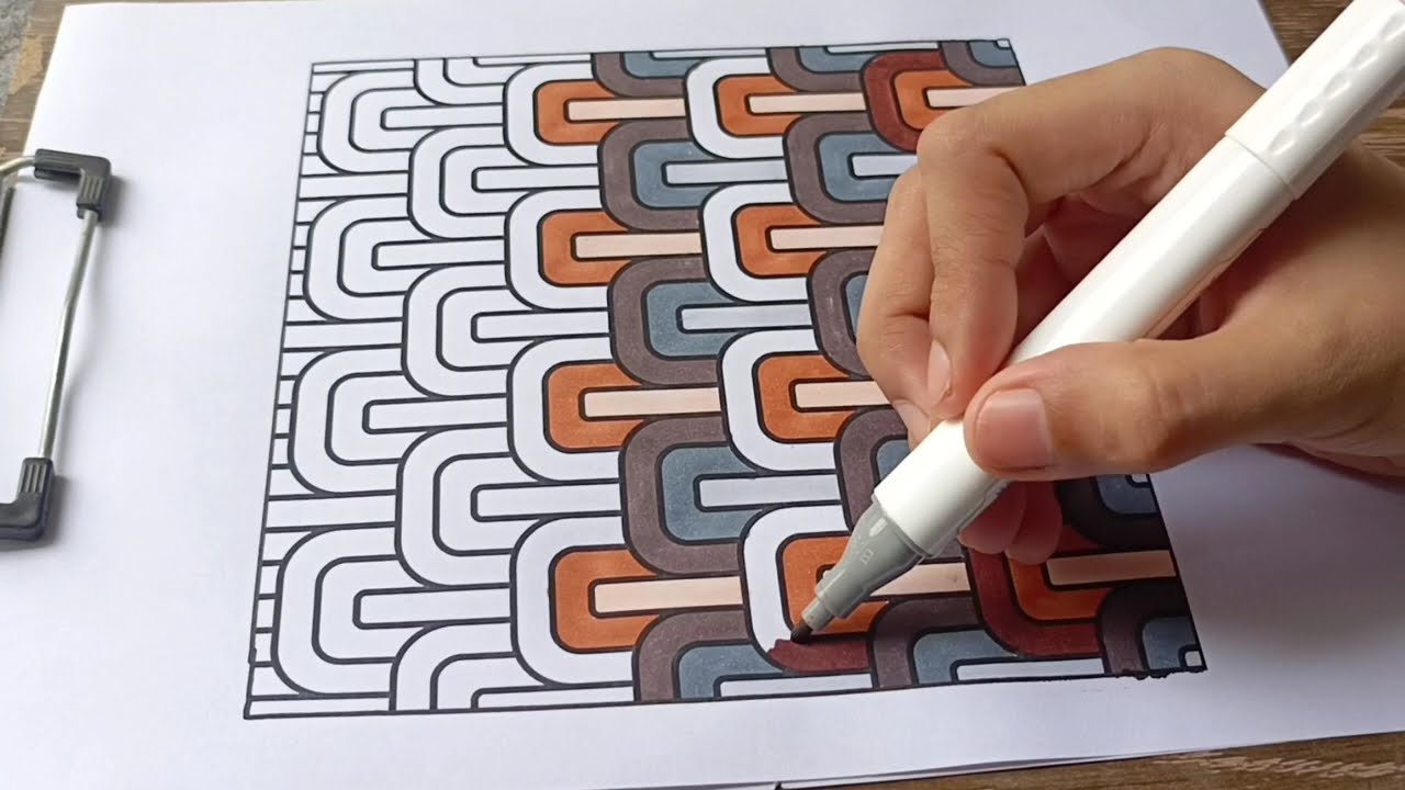 Relaxing Mandala Coloring | Stress Relief & Mindful Art Therapy 🎨🧘‍♀️