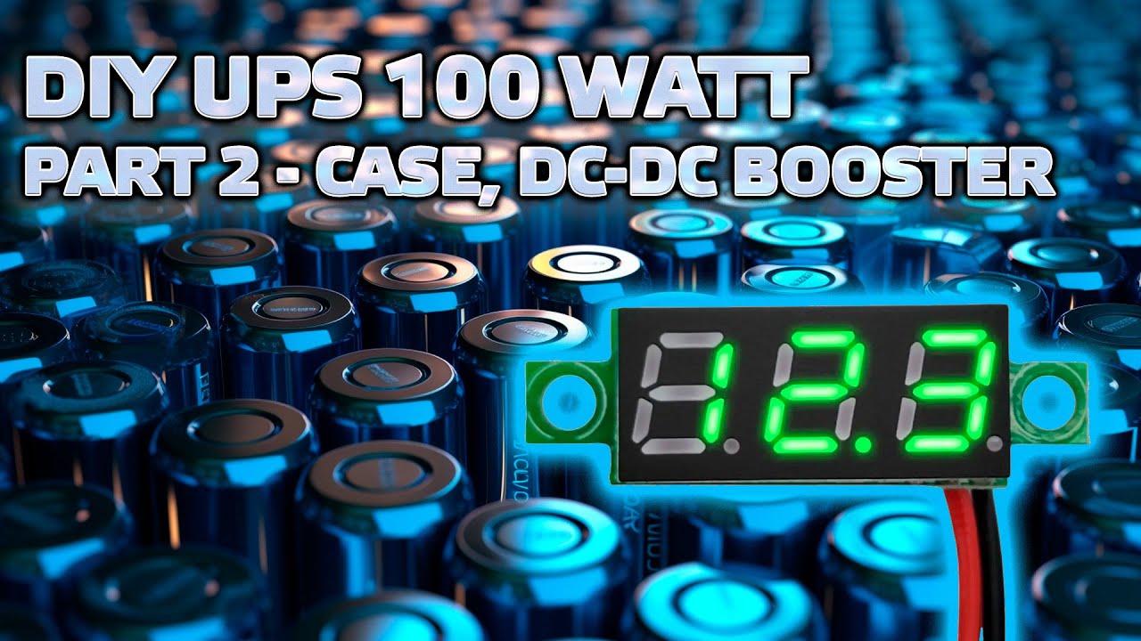 DIY DC UPS 1228-12 на 100 Ватт - часть 2, сборка в корпус, преобразователи напряжения