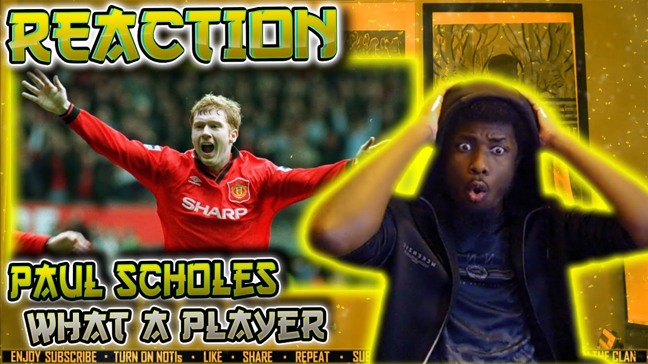 BEST OF ALL TIME🤔💯 | Paul Scholes - The Best Central Midfielder Ever [REACTION]