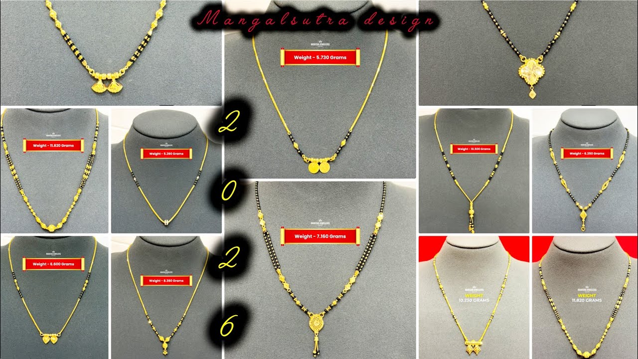 2026's Best New Gold Mangalsutra Designs: Weight & Pricing Guide