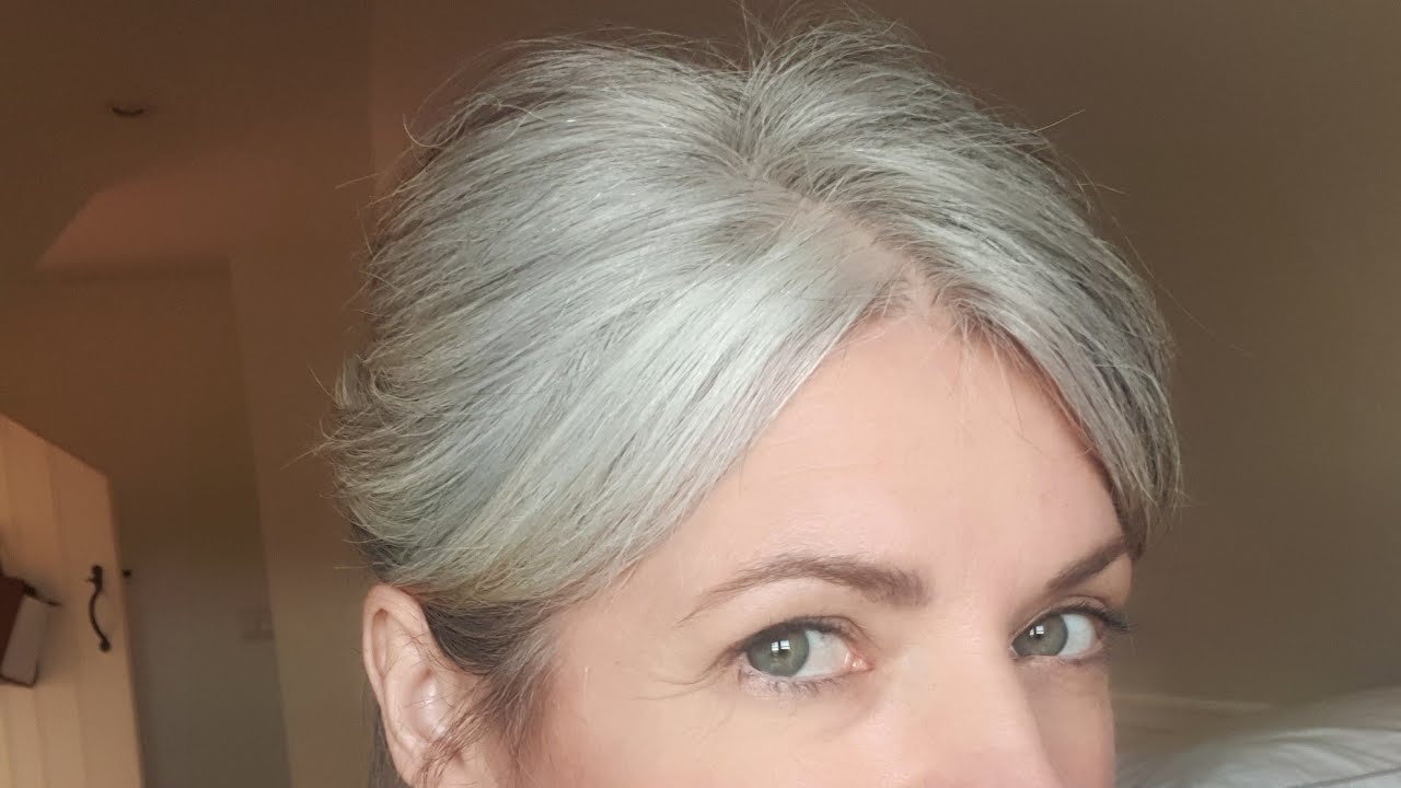 Embracing the grey. 52 weeks, no dye. My 1 year celebration!