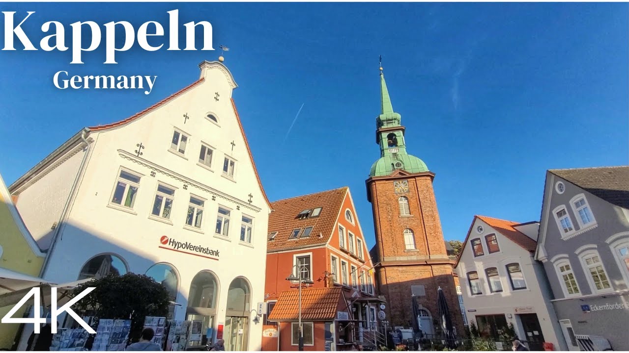 Kappeln, Germany 🇩🇪 Virtual Walking Tour - 4K Ultra HD