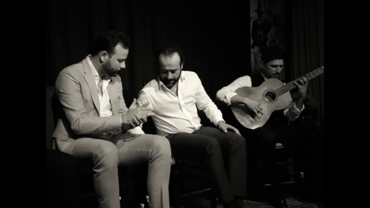 José y Fernando Canela, y Rubén Lara.  Sala García Lorca.  Bulerías.  27-9-2019