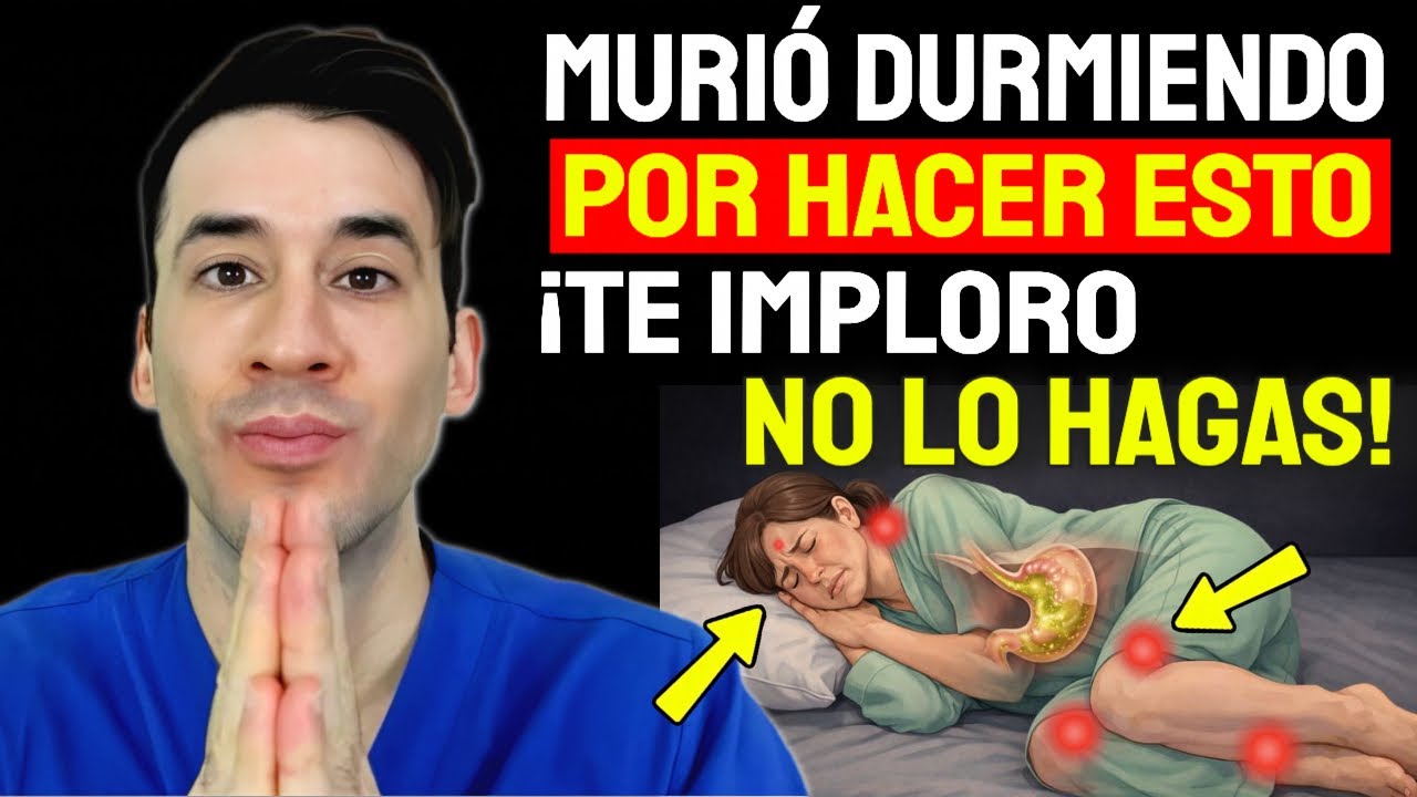 Murió de Noche por Este Error al Dormir iCausa Infarto y ACV!