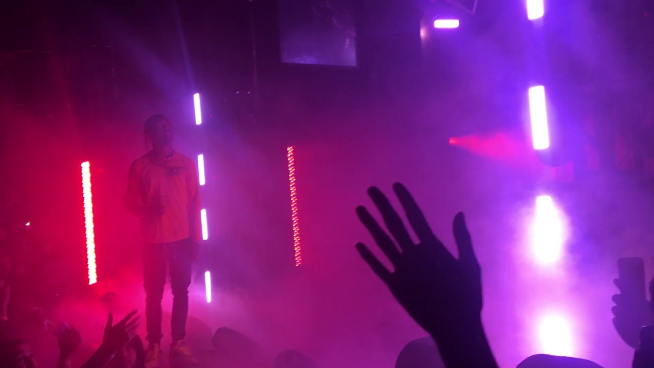 Man jumps into crowd from 2nd floor at Travis Scott concert