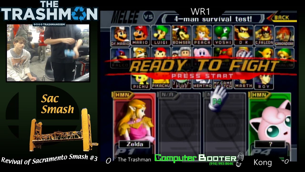 Sacramento Smash Revival 3 - (LAN) - (SSBM)