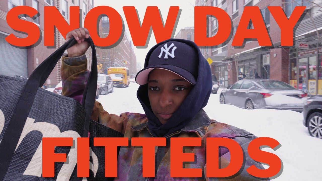 A Perfect Snow Day with Fitted Hat Mail