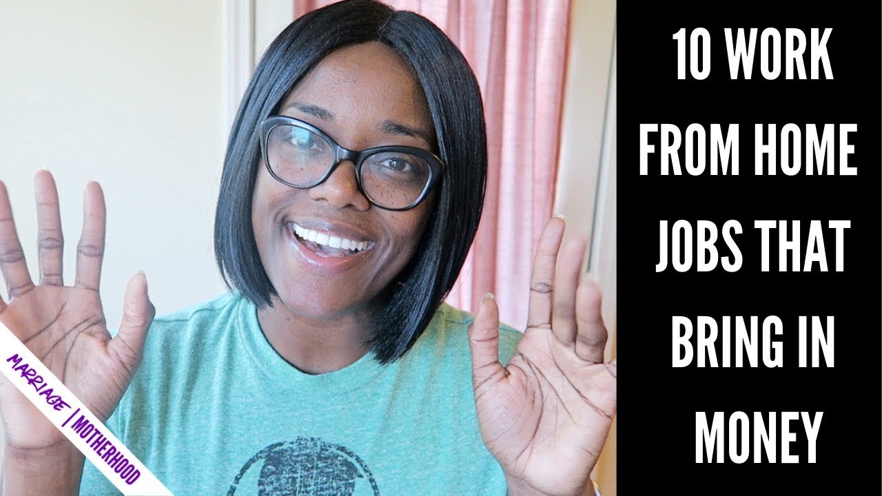 10 High Paying work from home jobs in 2019 THAT BRING IN THE MONEY