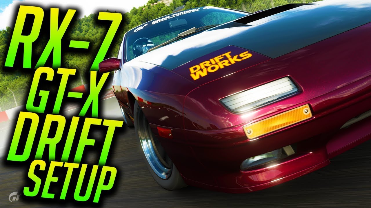 Mazda RX7 GTX Drift setup build tune GT Sport PS4 Pro