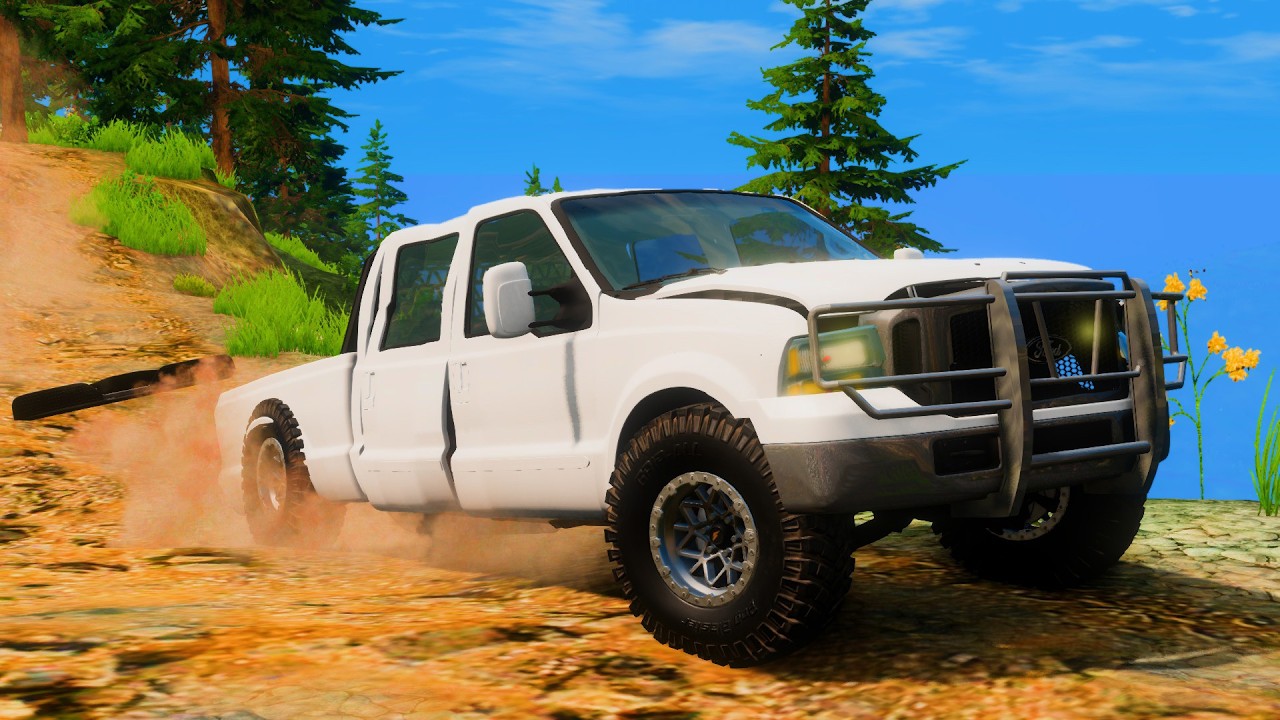 WE BROKE FORD F250! BeamNG Drive