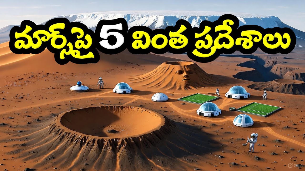 మార్స్‌పై 5 వింత ప్రదేశాలు | Top 5 Amazing Places on Mars You Must See Before Humans Land in 2030