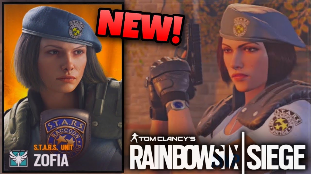 *NEW* Zofia Elite Skin Gameplay And Review! Rainbow Six Siege Resident Evil Crossover