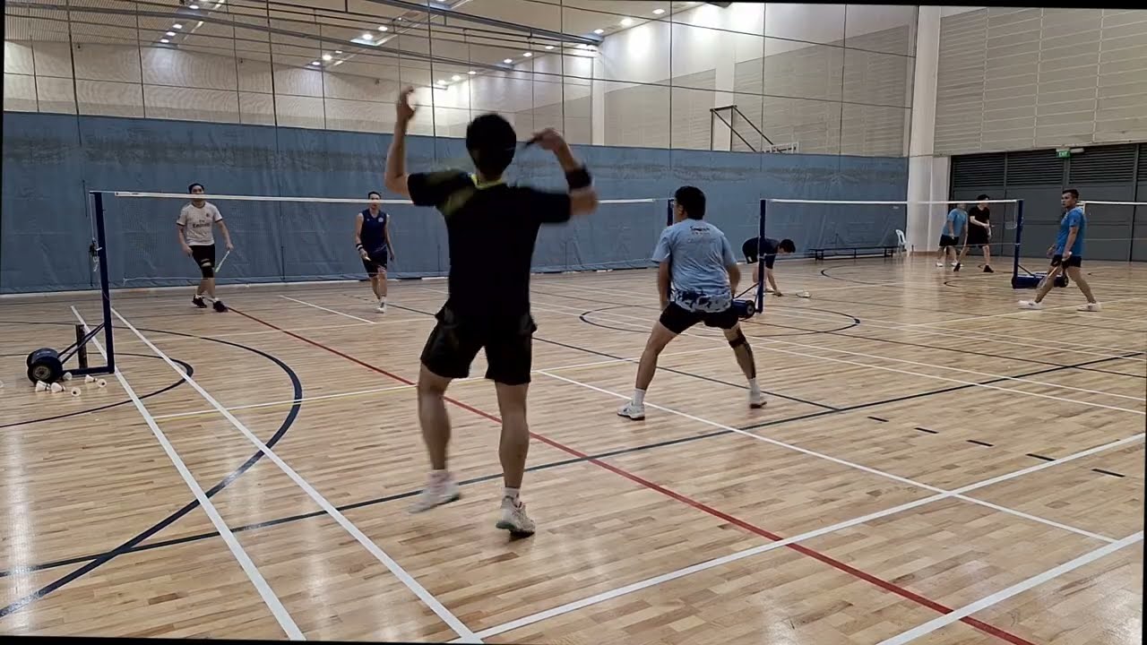 JURONG WEST SPORTS HALLL 24 FEB 新加坡羽毛球 SINGAPORE MENS & MIXED DOUBLES BADMINTON G5