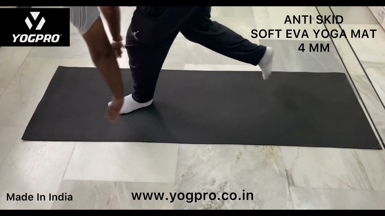 EVA YOGA MAT 4 MM - Anti Slip -