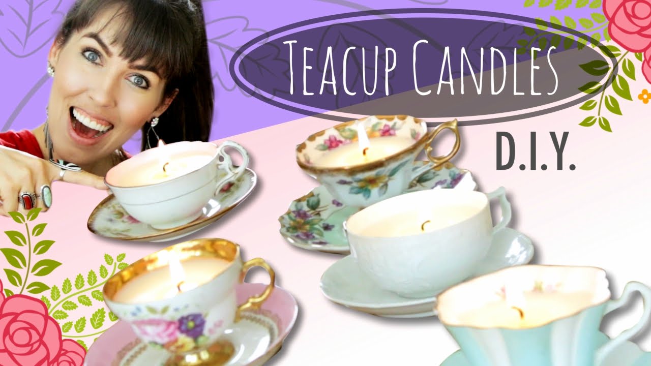 D.I.Y. Teacup Candles