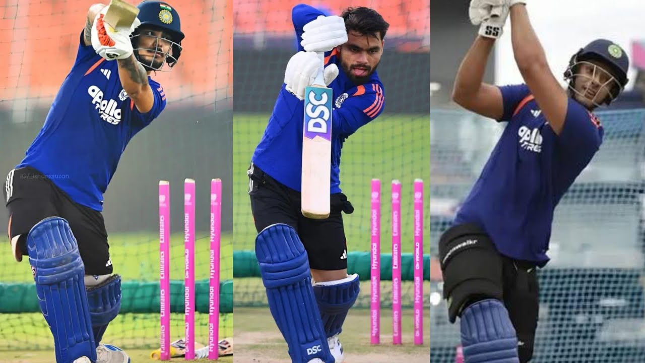 Ishan, Shivam, Rinku and Team India's practice session in Ahmedabad today ahead of IND vs SA Super 8
