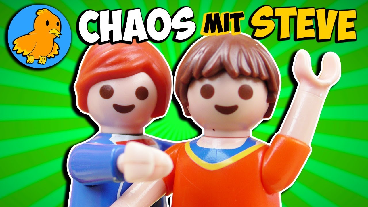 CHAOS MIT STEVE! Was hecken die beiden nur wieder aus? Playmobil Film Deutsch