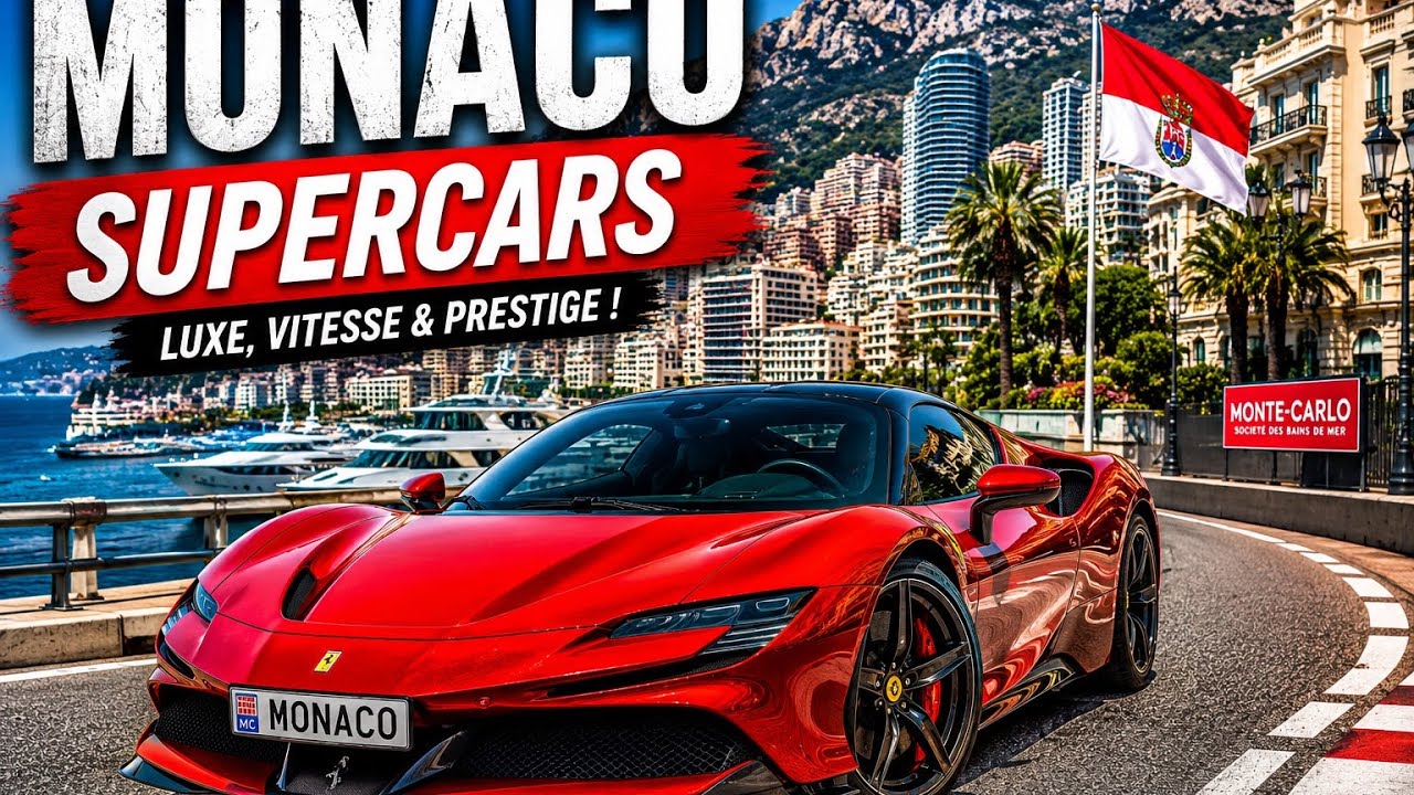 MONACO BILLIONAIRE CITY SUPERCARS SUMMER 2025 🤑 Vol 1