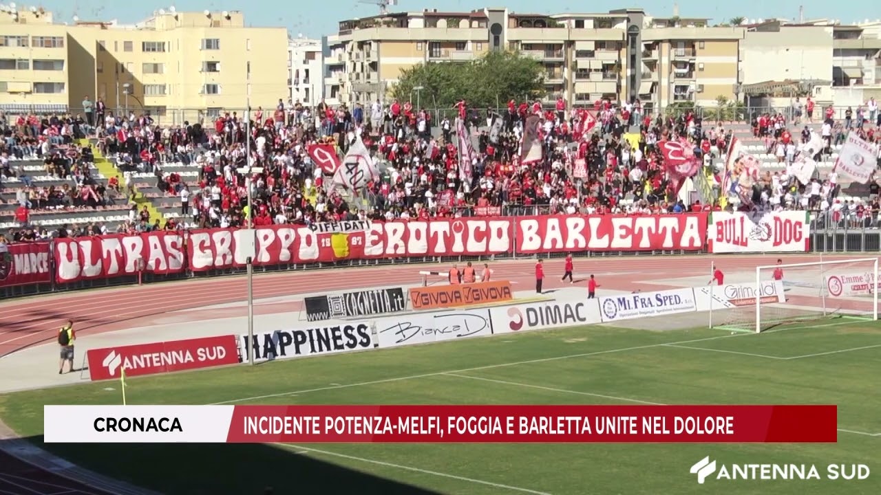 14 OTTOBRE 2024 - INCIDENTE POTENZA-MELFI, FOGGIA E BARLETTA UNITE NEL DOLORE