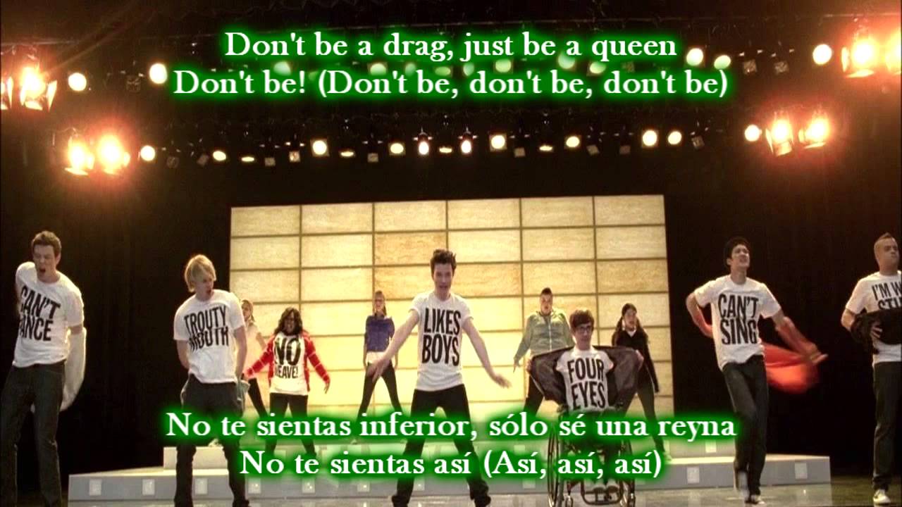 Glee - Born this way / Sub spanish with lyrics