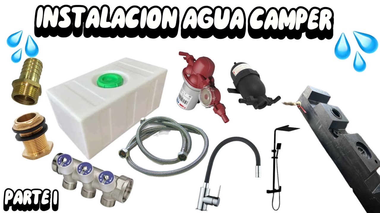 COMO INSTALAR AGUA / FONTANERIA METALICA SIN FUGAS FURGONETA CAMPER VW CRAFTER/MB FACIL Y DURADERO