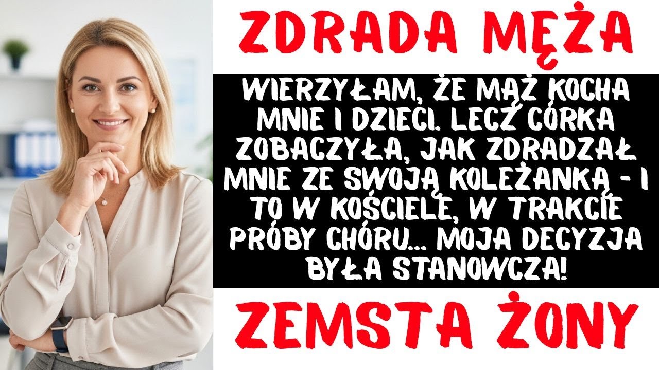 Zdrada w kościelnym ch&oacute;rze. C&oacute;rka zobaczyła ojca z dyrygentką | Kobiece Historie