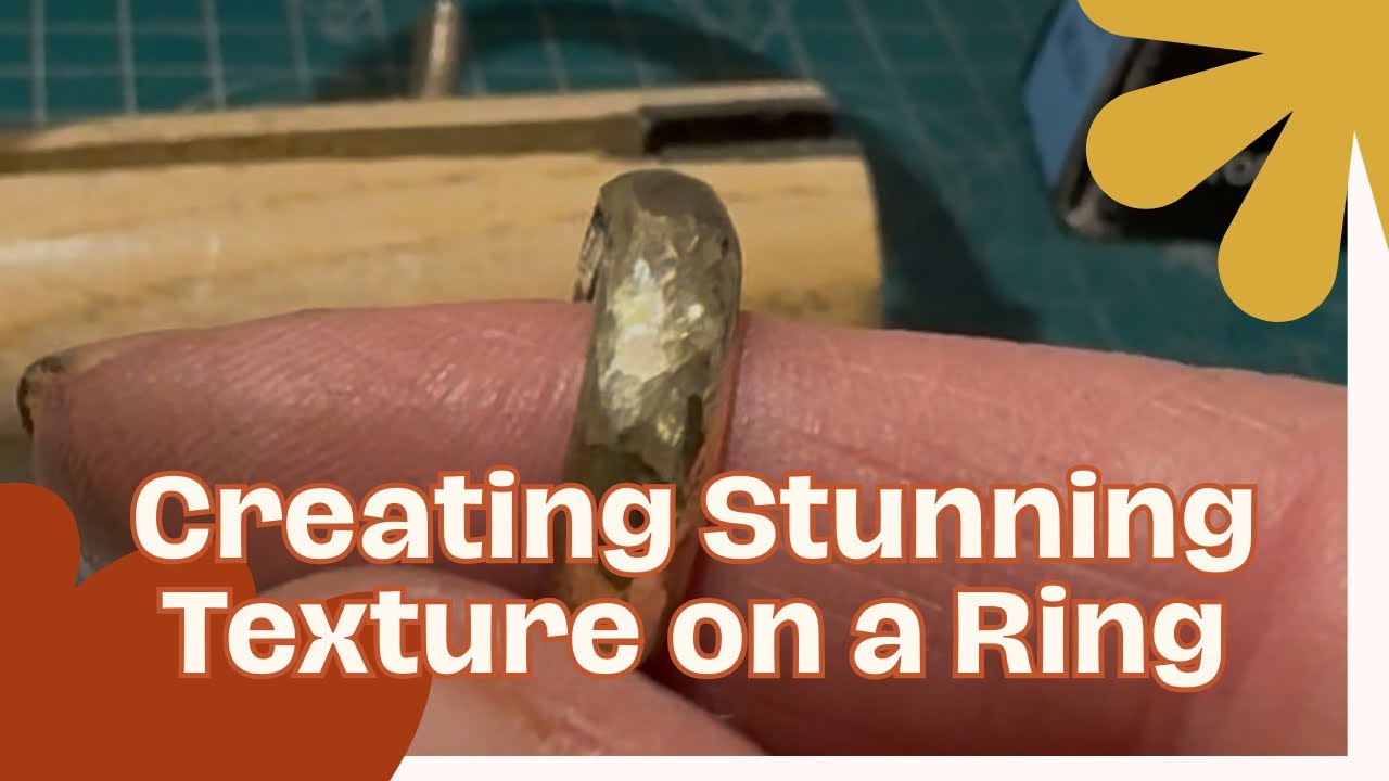 Failing then succeeding in creating texture to a ring and what I learned #jewellerymaking 