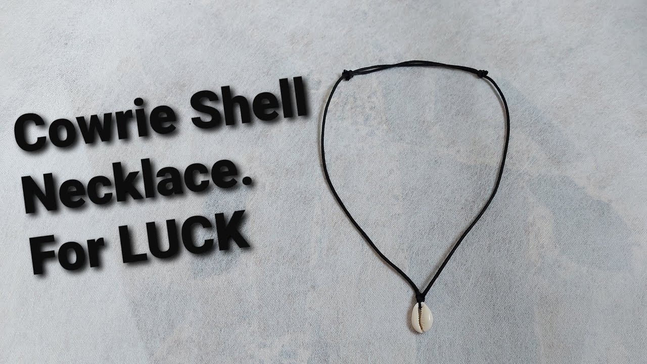 DIY  Simple cowrie shell necklace For Summer 2020.