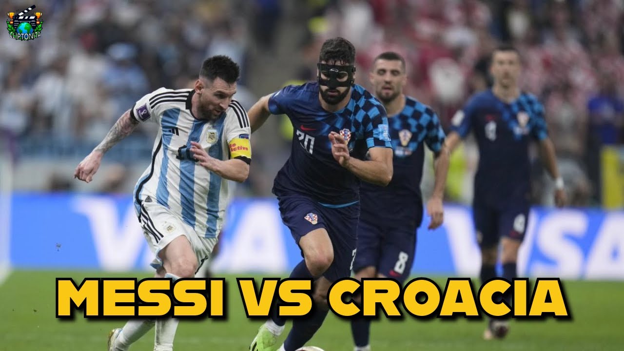 LIONEL MESSI VS CROACIA (Croatia) | Semifinal | Mundial Qatar 2022 | 4K