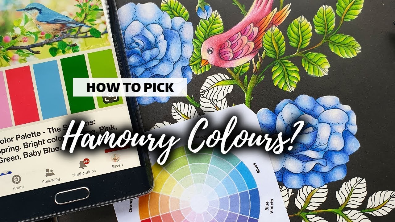 how to pick out colours for your colouring pages 🎨✨
