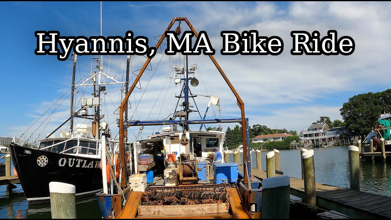 Hyannis MA Summer Bike Ride – Downtown to Beautiful Ocean Views (Cape Cod, 4K Binaural Audio)