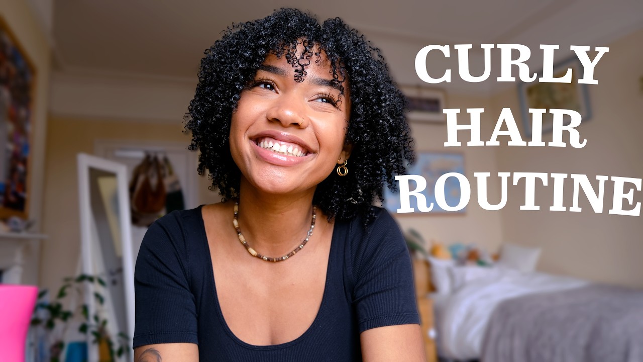 the easiest curly hair routine ever