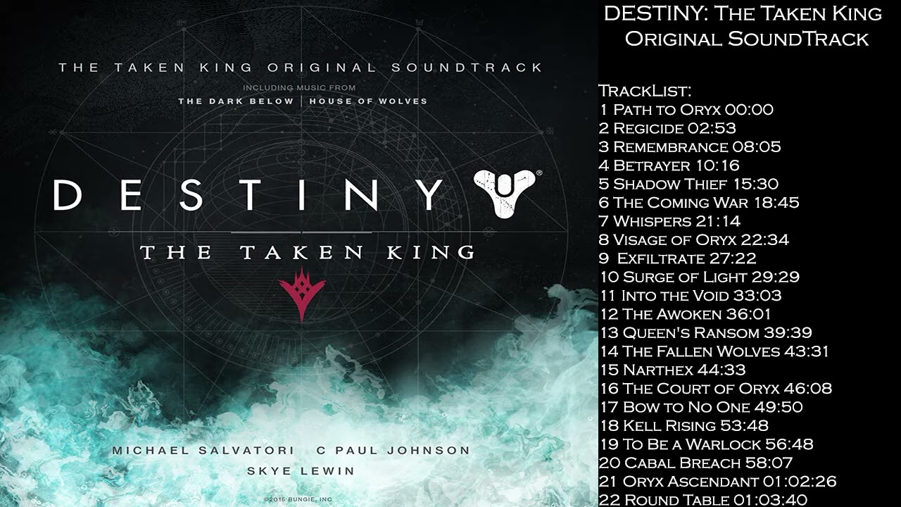Destiny The Taken King Video Game Soundtrack Full OST
