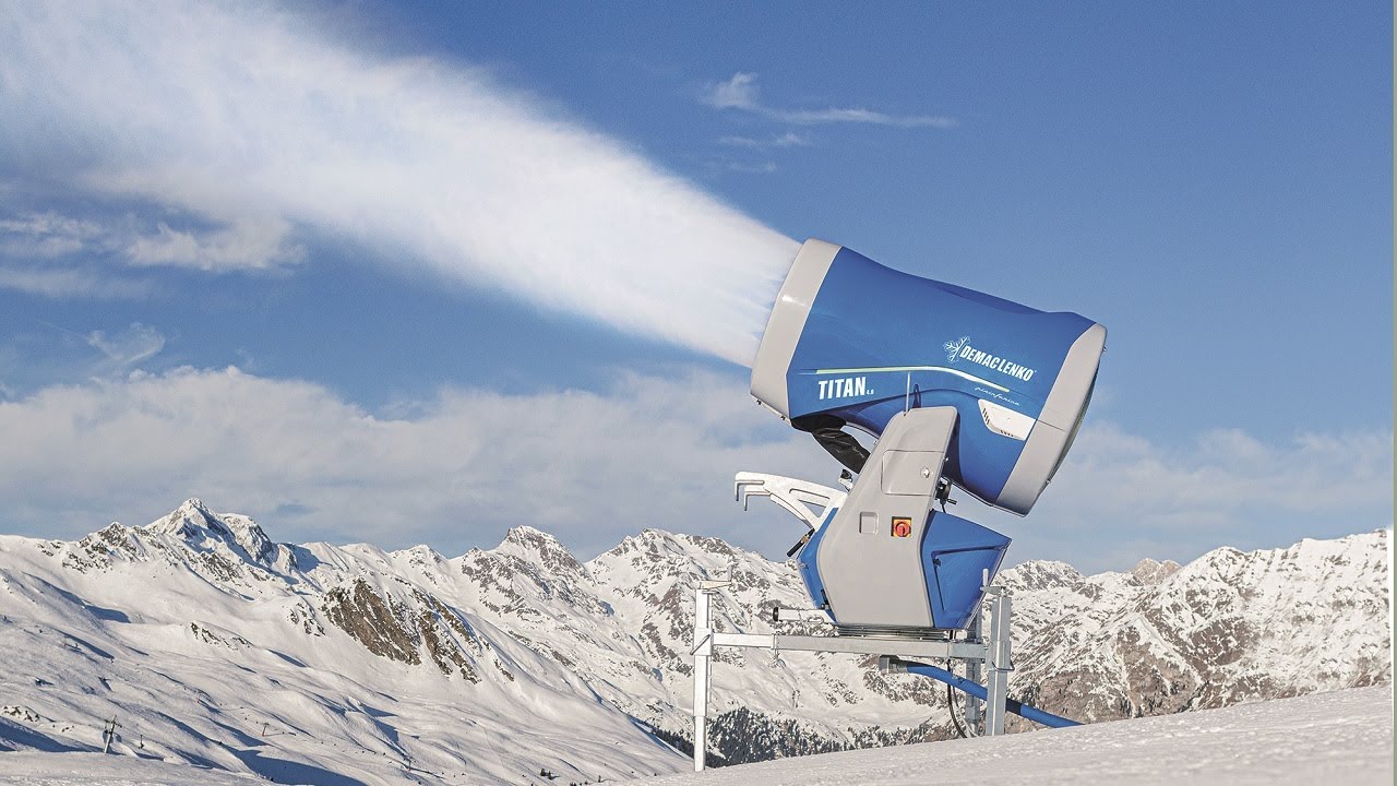 DEMACLENKO TITAN 4.0 - The most powerful snow gun on the market