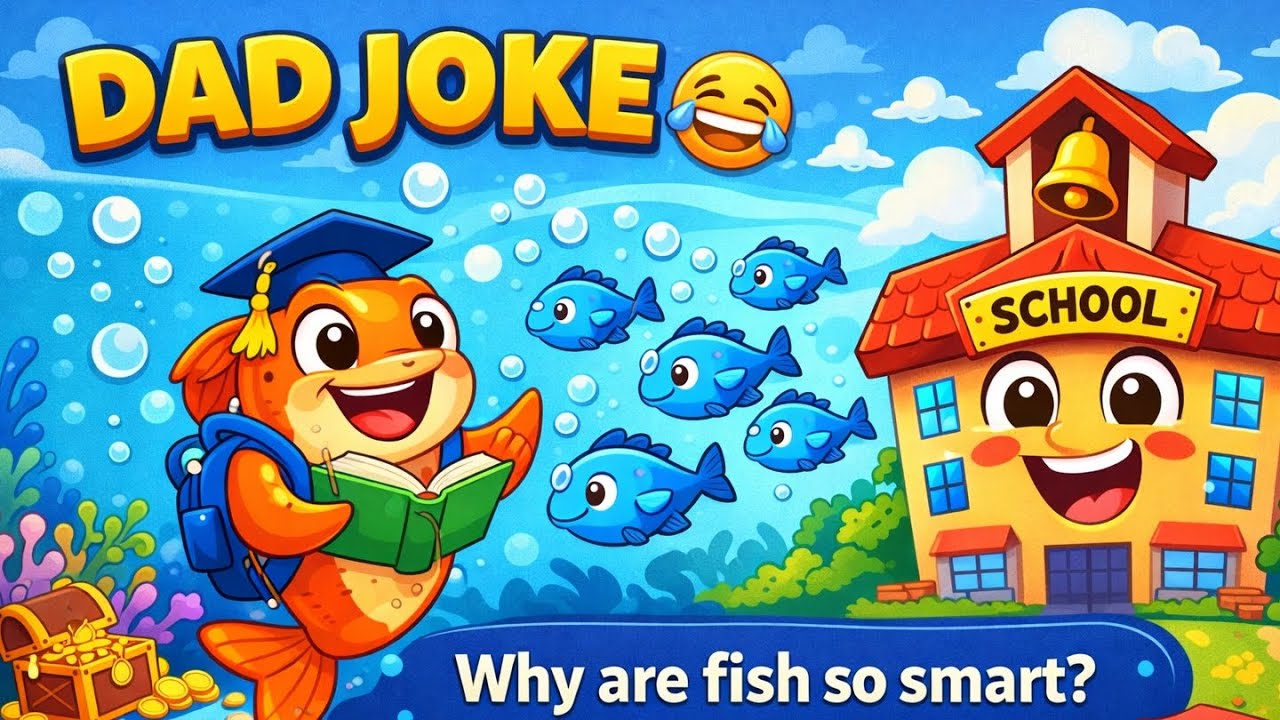 Best Dad Jokes Ever 🤣 | Fish School Joke