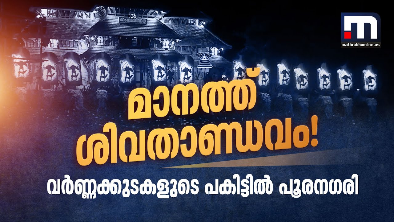 മാനത്ത് ശിവതാണ്ഡവം! വർണ്ണക്കുടകളുടെ പകിട്ടിൽ പൂരനഗരി | Thrissur Pooram