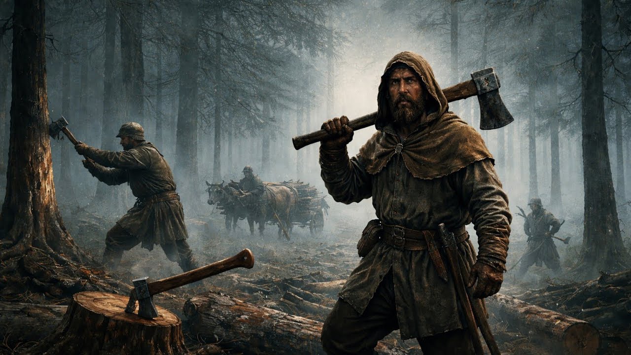 The Daily Life of Medieval Woodcutters in Dark Forests