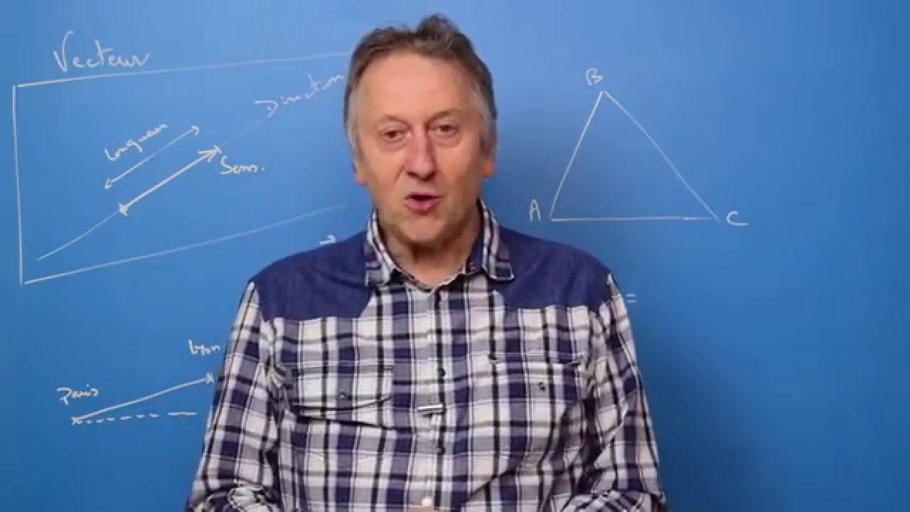 Définition très simple de  VECTEURS (MCMaths)