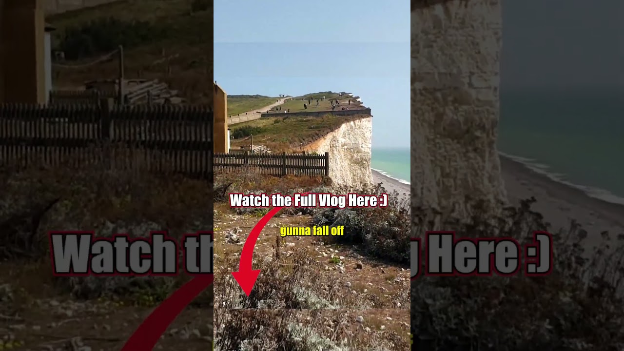 ⚠️ Warning: Stay Safe at Birling Gap, Eastbourne ⚠️