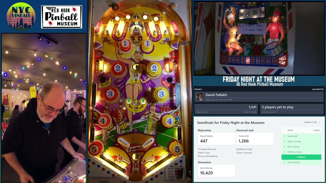 Friday Night at the Museum (Red Hook Pinball Museum) - Part 2 & Finals