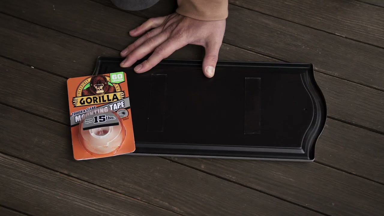 Gorilla Tough and Clear Mounting Tape