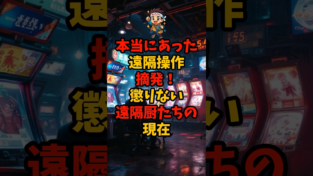 本当にあった遠隔操作摘発！懲りない遠隔厨たちの現在　　#パチスロ #パチンコ #shorts