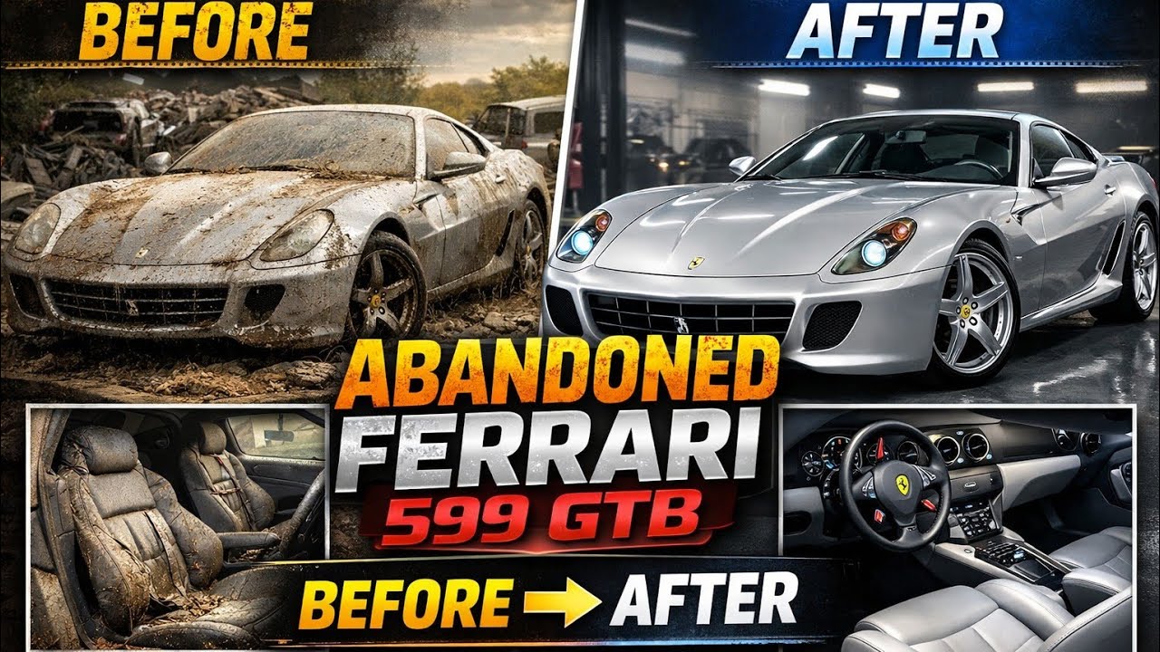 Complete Rebuild of a Ferrari 599 GTB Fiorano 2006 — Precision Restoration from Rust to V12 Glory