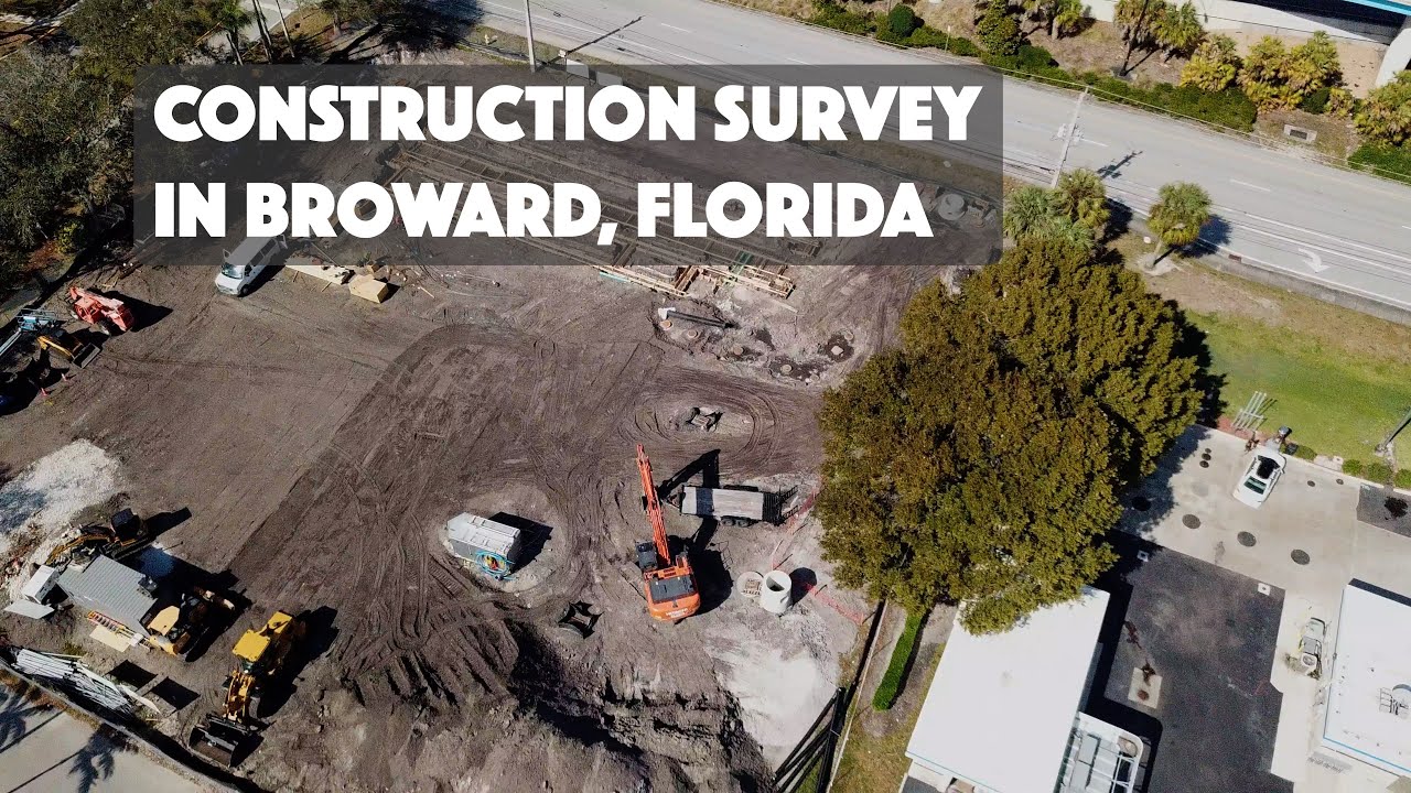 Construction Drone Survey in Broward, Florida #dronepilots #droneservices #dronesurvey