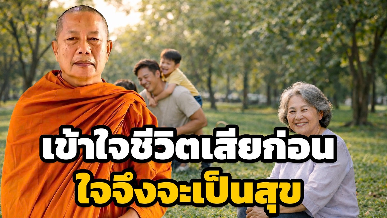 อยู่ให้เป็น  ก่อนที่ความทุกข์จะครอบงำใจคุณ ธรรมะคลายทุกข์ พระมหาบุญช่วย ปัญญาวชิโร